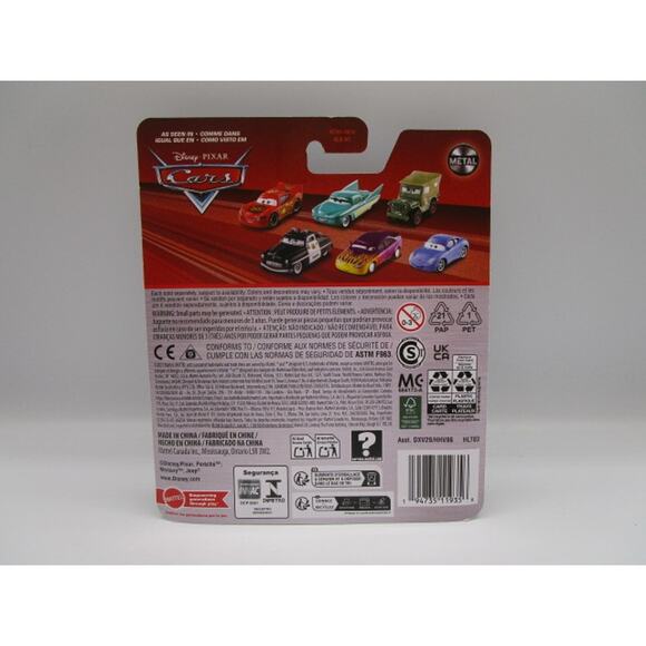 Disney Pixar Cars Tow Mater Diecast Car 1/55 Mattel - Picture 2 of 2